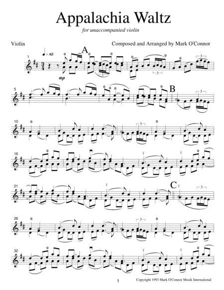 Appalachia Waltz (unaccompanied Violin)